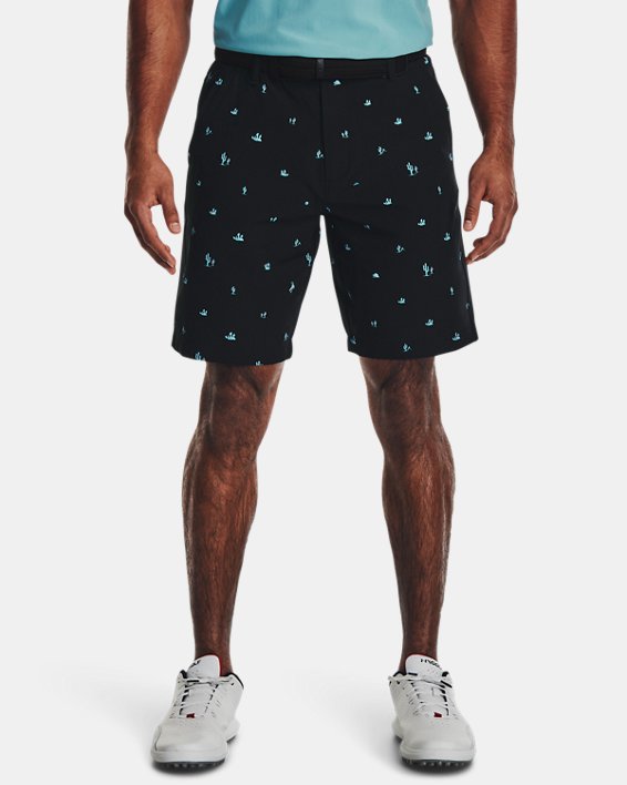 Men's UA Drive Printed Shorts in Black image number 0